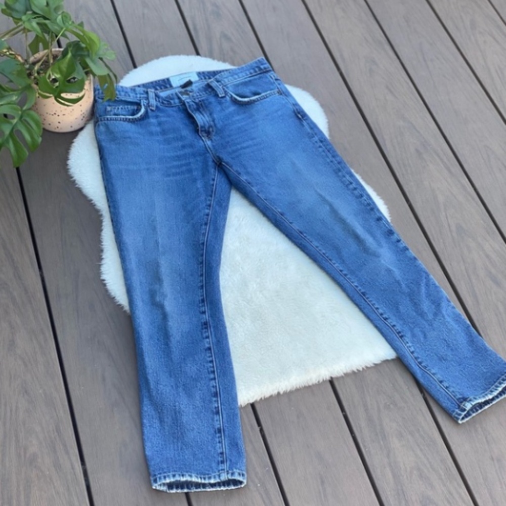 Current/Elliott The Crop Straight Jean - Picture 2 of 7